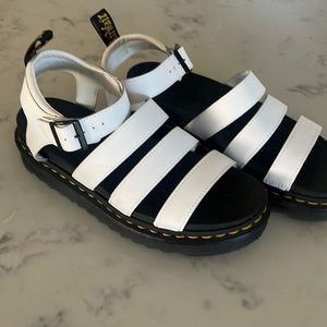 Dr. Martin white sandal, doc Martin